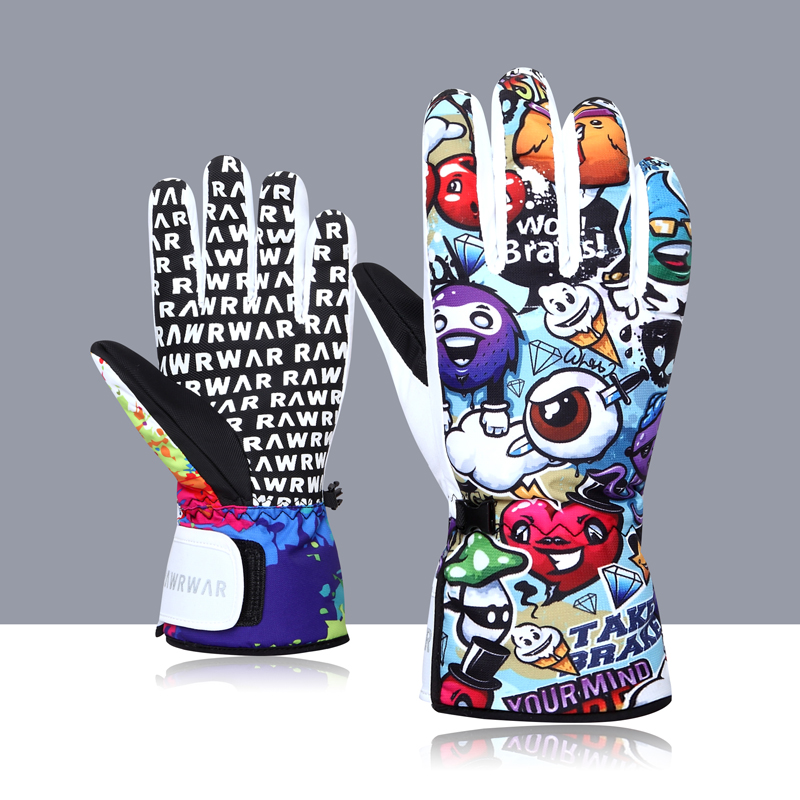 2021 New Products Ski Gloves Men And Women Winter Plus Suede Anti-Chilling Anti-Splash Water Riding Lovers Warm Gloves