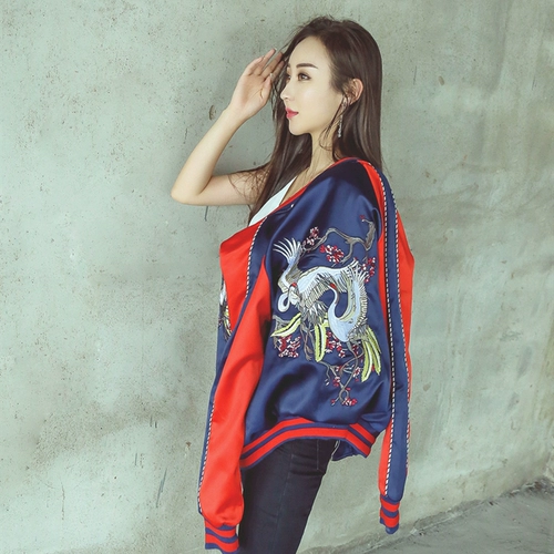 Демисезонная осенняя куртка, бейсбольная форма, семейный стиль, коллекция 2022, в корейском стиле, с вышивкой, в западном стиле