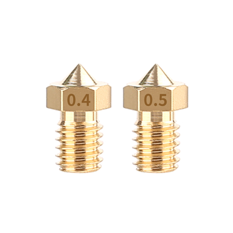 3D printing machine accessories nozzle E3D nozzle V5 6M6 thread 1 75 3 0 Supplies MK8 brass lettering