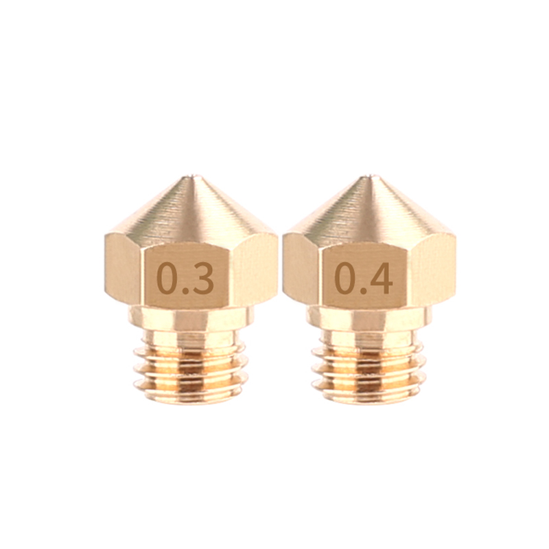 Flash casting 3D printer MK10 nozzle nozzle 1 75mm consumable brass nozzle M7 thread extruder unloading