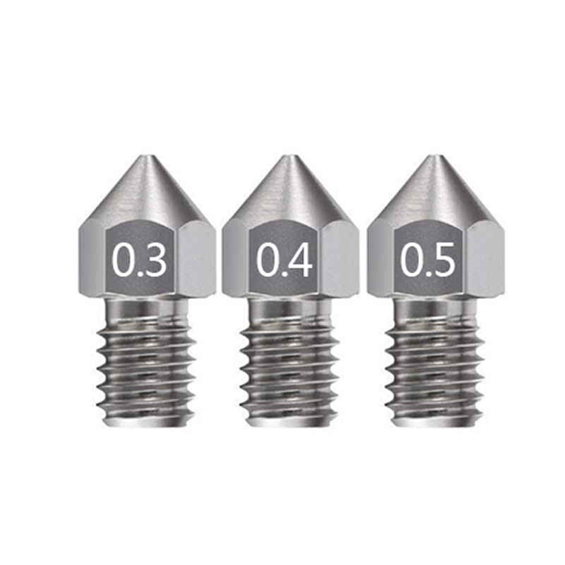 MK8 large size stainless steel nozzle replaces mosquito nozzle 3D printer accessories stepper extruder tip head