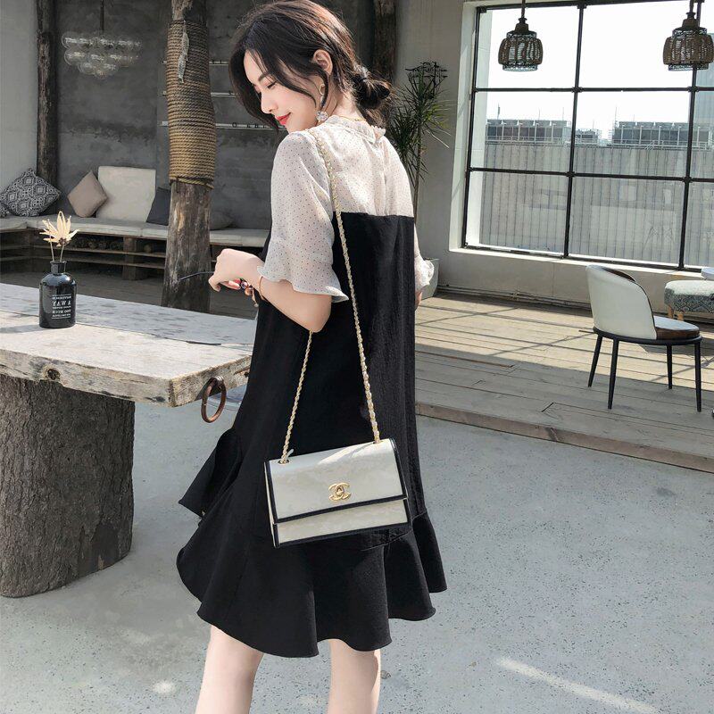 Net red pregnant women's summer dress 2021 New fishtail skirt summer skirt top fashion summer pregnant women's dress