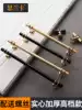 Silanka European style large cabinet door long handle Modern simple gold light luxury overall cabinet handle American black drawer