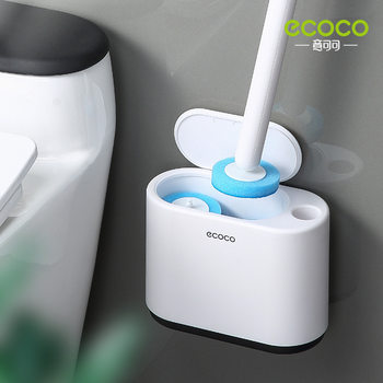 Disposable toilet brush wall-mounted household bathroom no dead ends cleaning pit toilet brush set artifact
