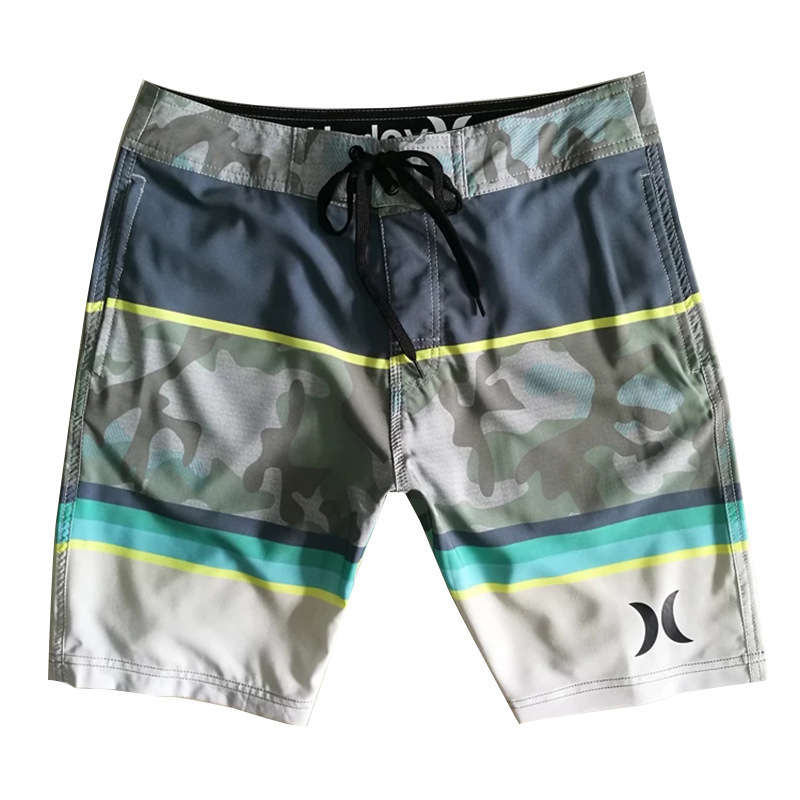 Hurley Cross-Border Men's Plus-Size Off-Season Beach Shorts Quick-Dry Four-Way Stretch Surf Shorts Casual Vacation Shorts