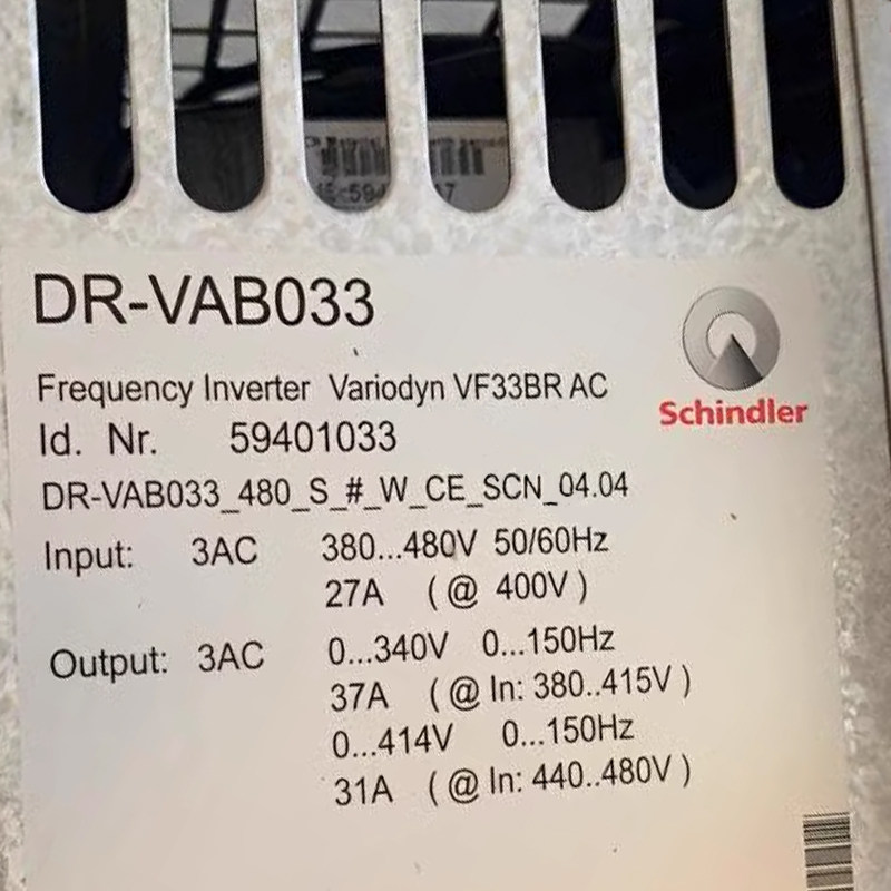 Лифт частей 迅达电梯变频器vf33br dr-vab033/dr-vab022/dr-vab044 原装正品 Schindler