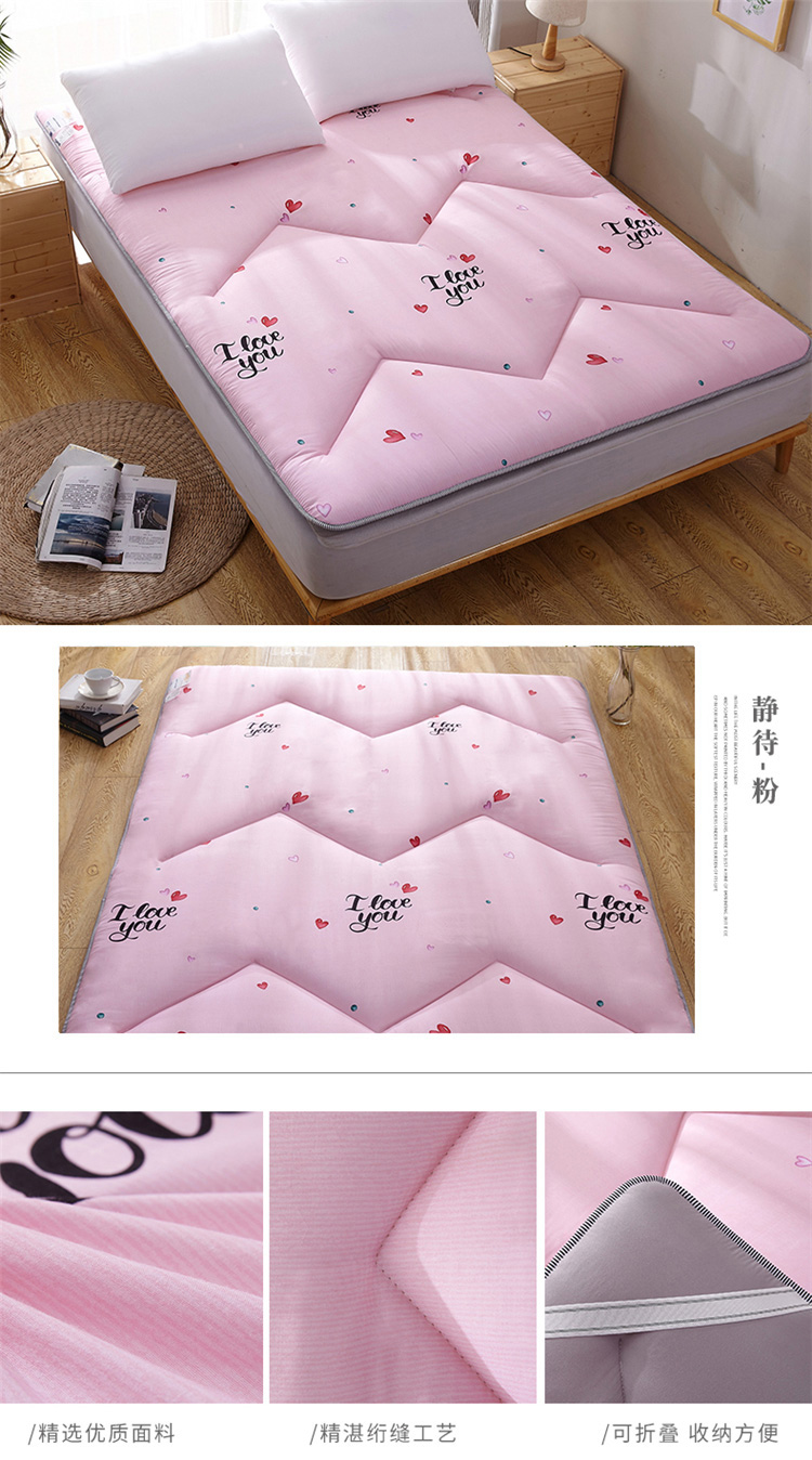 1,2m nệm dày giường 1.5m1.8m có thể gập lại đơn hoặc kép tatami nệm ký túc xá tiểu xốp pad là - Nệm nệm gấp 1m6