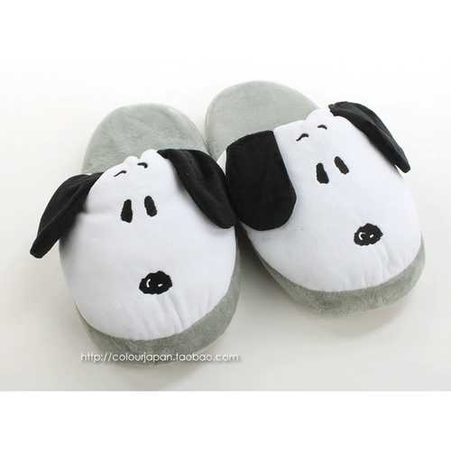 [Цвет] ВЫХОД Оставшиеся японские милые домашние тапочки Snoopy