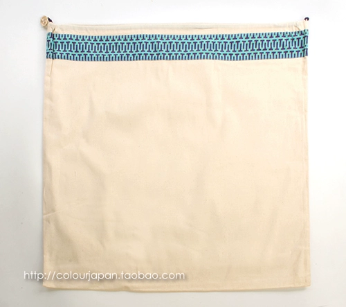 [Color] Хлопковый ретро -рисунок 57x60 большая балка/пакет для хранения/пакет для хранения ☆