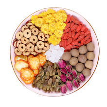 红枣桂圆枸杞八宝玫瑰花菊花组合养