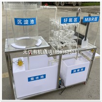Plexiglas AAO sewage treatment integrated device hydrolysis acidification tank sedimentation tank MBR membrane bioreactor