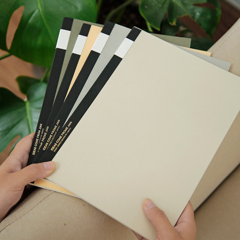 Simple B5 notebook student grid horizontal line blank glue bag back notebook notebook diary class wrong topic book small fresh schedule punch plan 2 packs