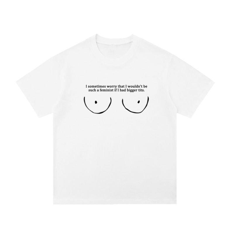 Fleabag London Life Feminist Creative and Fun English Short Sleeve T-Shirt for Women Loose Fit Regular Shoulder Pure Cotton
