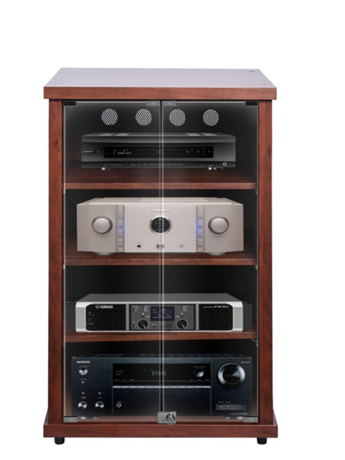 Danlaimeike Audio and Video Equipment Amplifier Cabinet Home Theater Stage Ktv Audio Cabinet Equipment Aviation Rack