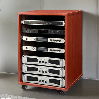 8U/13U/17U Amplifier Cabinet for Home Ktv Audio Equipment, Simple Chassis, Mixer Stand, Flight Case