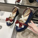 Обувь для кожаной обуви, туфли для школьников, студенческая юбка в складку с бантиком, стиль Лолита