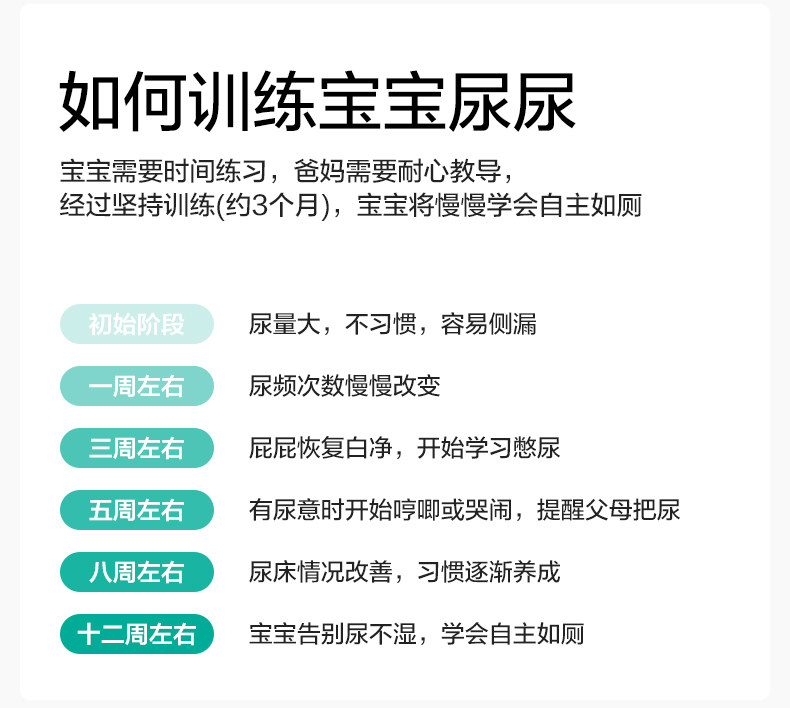 全棉时代如厕训练裤男女宝宝儿童隔尿裤婴儿内裤可洗戒尿不湿神器 — 29