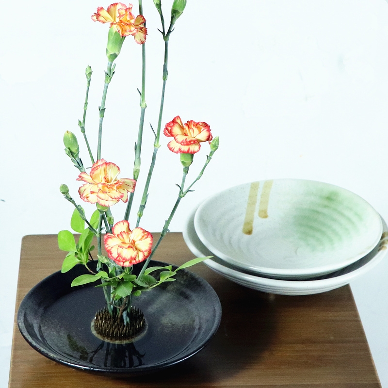 Jian mountain flower arranging beginners family fixed tools zen fancy stitch, flower small flow the floral flower base