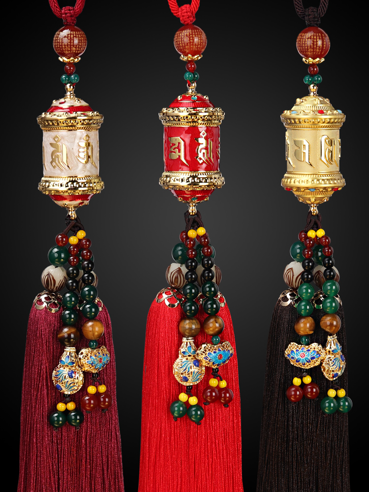 Suitable for Mercedes-Benz BMW Audi Jaguar car pendant high-end turning wheel pendant in the car for men and women decoration pendant