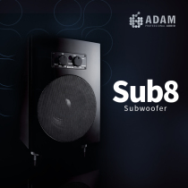 Great wall musical instrument Total proxy ADAM Adam SUB8 ultra-low tone active listening speaker Low sound cannons 8 5 inches