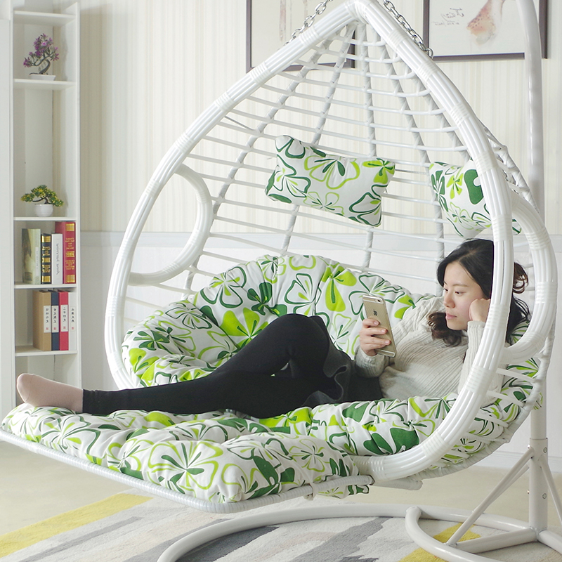 Hanging Basket Chair Indoor Swing home hanging chair Hanging Lanyard Chair Balcony hammock Rattan Chair Sloth Bird Nest Outdoor Cradle Chair-Taobao