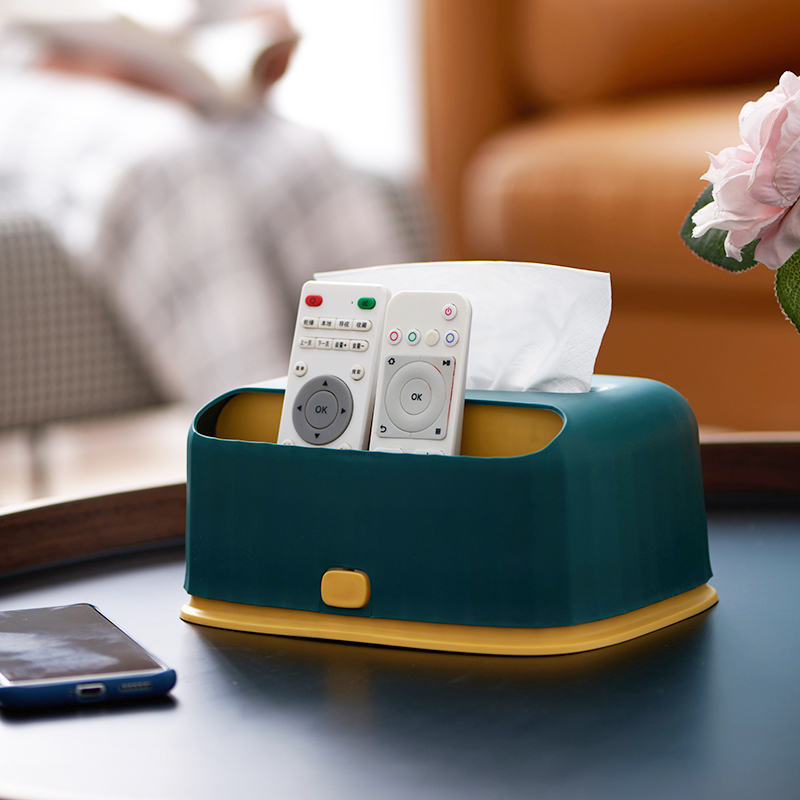 Paper Towel Box Living Room Remote Control Multifunction Containing Box Light Extravagant desktop tea table Toilet Paper Box Nordic Creative Home