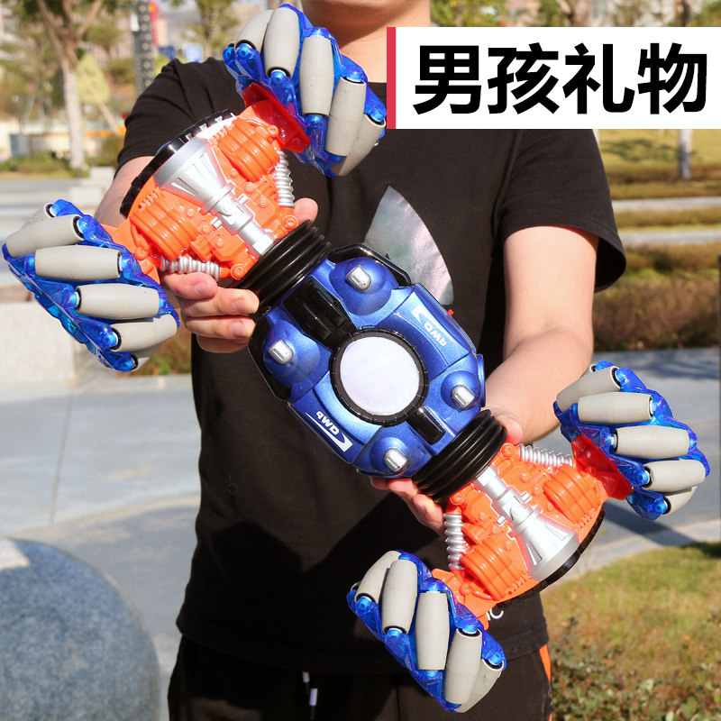 Shaking watch electric remote control car gesture sensing deformation children's toys charging feel four-wheel drive climbing car men