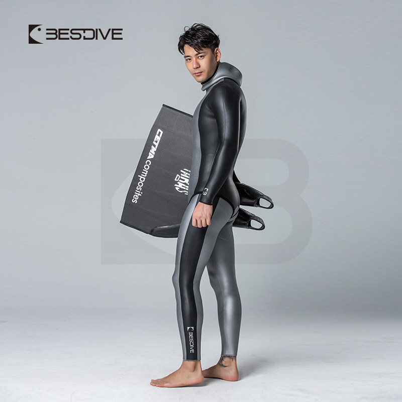 (whale scouts) BESTDIVE tai chi series men and women 3mm free submen's world record diving suit