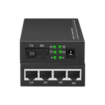 one thousand trillion Fiber Transceiver Pair of 100 trillion 1 Light 1 1 1 Light 4 Electric 1 Light 8 Electric single-mode single fiber SC photoelectric converter optical fiber reticle port one-light-one-electric-four-electric eight-electric network monitor universal