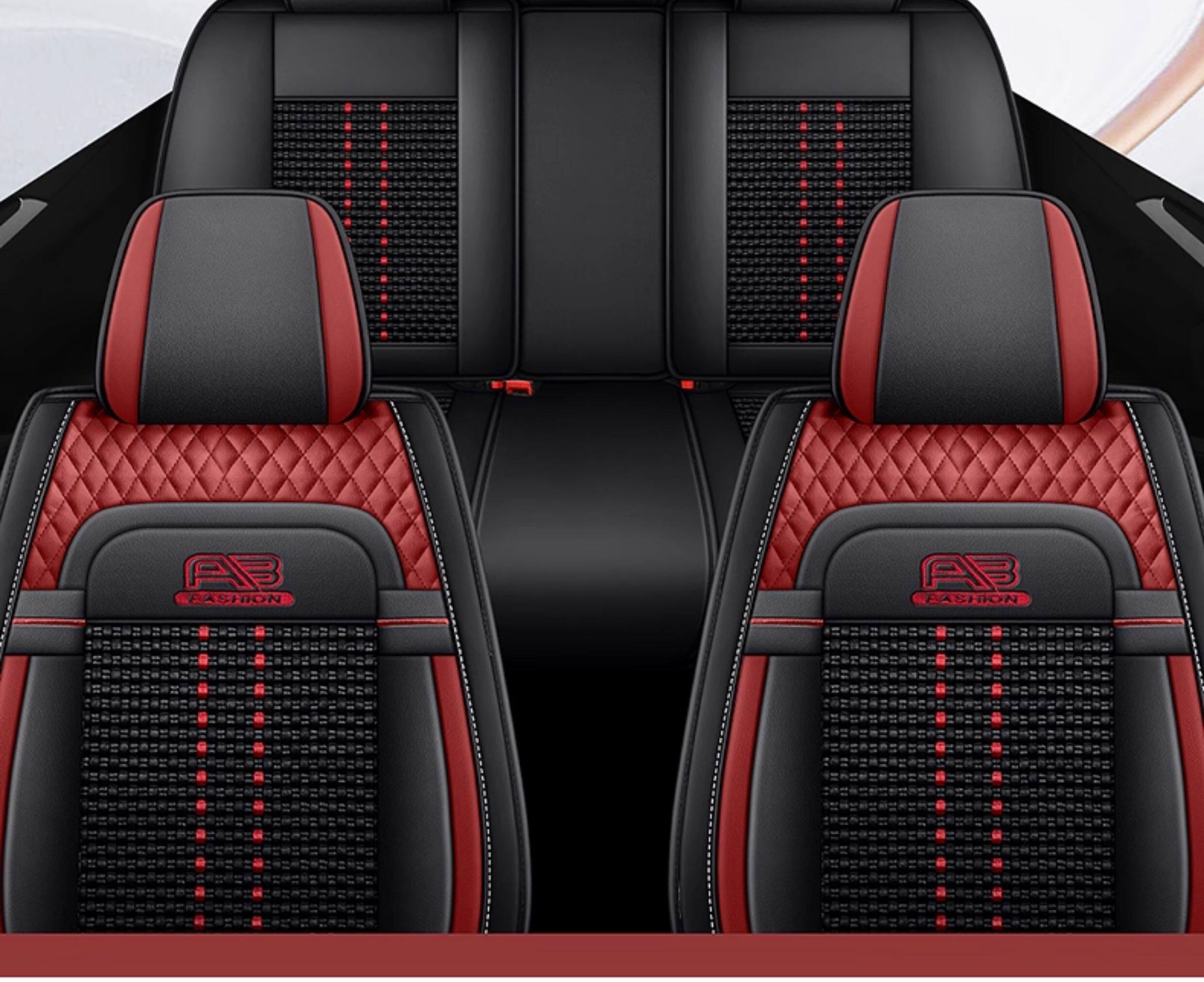 5-Seat Ice Silk Car Seat Cushion Four Seasons Universal