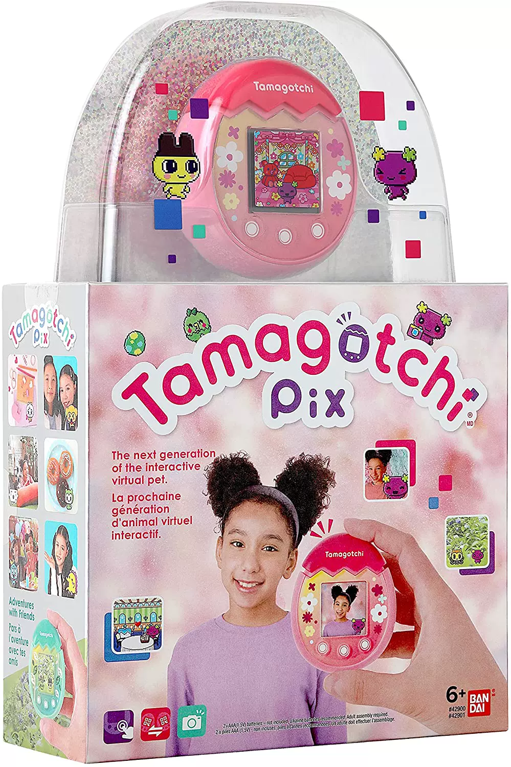 [Поставить пакет ресурсов] Подлинный Tamagotchi Pix PIX PARTY Электронные питомцы Sanrio