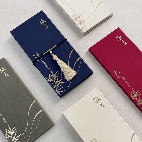 Marryso НОВЫЕ Китайский стиль высококачественных индивидуальных приглашения на бизнес, корпоративное мемориальное приглашение, страница складывания, творческая национальная тренда VIP