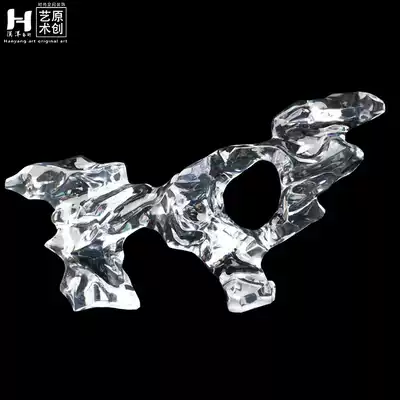 Modern decoration soft assembly decoration imitation glass Taihu Lake stone sculpture art hotel living room lobby sculpture decoration