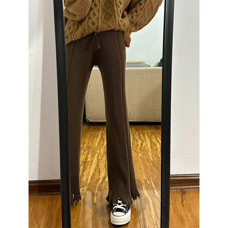 Honeycolorful Hasha Curry Casual Pants Woman 2023 Autumn Winter New Little Subdesign Sensation with little crowdpants 