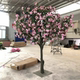 Artificial Crabapple Tree, Apple Blossom Branch, Osmanthus Tree, Fake Flower Tree, Silk Flower, Chinese-Style Living Room Artificial Tree Decoration, Landscaping Ornament