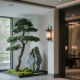 Artificial Pine Tree, Welcoming Pine Tree, Decorative Tree, Chinese-Style Tea House Artificial Tree, Artificial Pine Tree, Indoor Landscape, Arhat Pine
