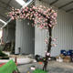 Simulated Magnolia Tree, Artificial Plant, Large Floor-Standing Floral Display, Window Decoration, Artificial Flowers, Indoor Living Room Ornament