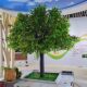 Simulated Orange Tree, Large Indoor and Outdoor Artificial Fruit Tree, Apple Tree, Landscaping Decoration, Fake Tree, Banyan Tree, Shopping Mall, Hotel