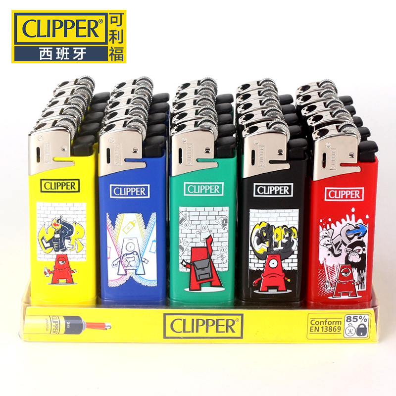 TP21 Châu Âu và Mỹ graffiti Tây Ban Nha clipper california nhẹ hơn máy bơm đá lửa nylon sáng tạo bật lửa thổi