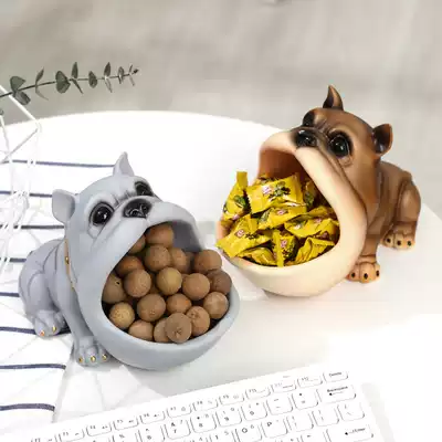 Creative housewarming new home gift simulation dog put at the door simple entrance key storage decoration decoration decoration home accessories