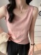 Camisole women's spring and summer all-match loose new style lazy style bottoming small inner wear cover-up sleeveless top