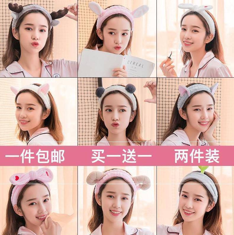 100 Hitch Bow Tie Student Summer Adult Minimalist Hairdresse Lady Girl Hearts Makeup Pink Korea Wash Face Hair