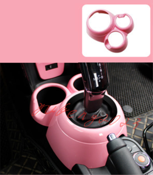 For 2014-2021 Mini Cooper F55 F56 F57 24PCS Pink ABS Car Interior Kit Cover  Trim