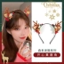 Giáng Sinh Quốc Tai Băng Phụ Kiện Cos Kẹp Tóc Đầm Băng Đô Quấn Tóc Mô Phỏng Trượng Nhung Đầu Kẹp Tóc 