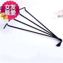 a Wardrobe cabinet door sample color plate hook display board hook rack display rack hook display rack hook shelf holder gloss black