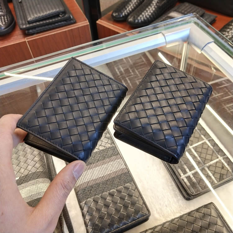 New card bag for young men and women's head layer of calf skin hand weaving card bag BV6355