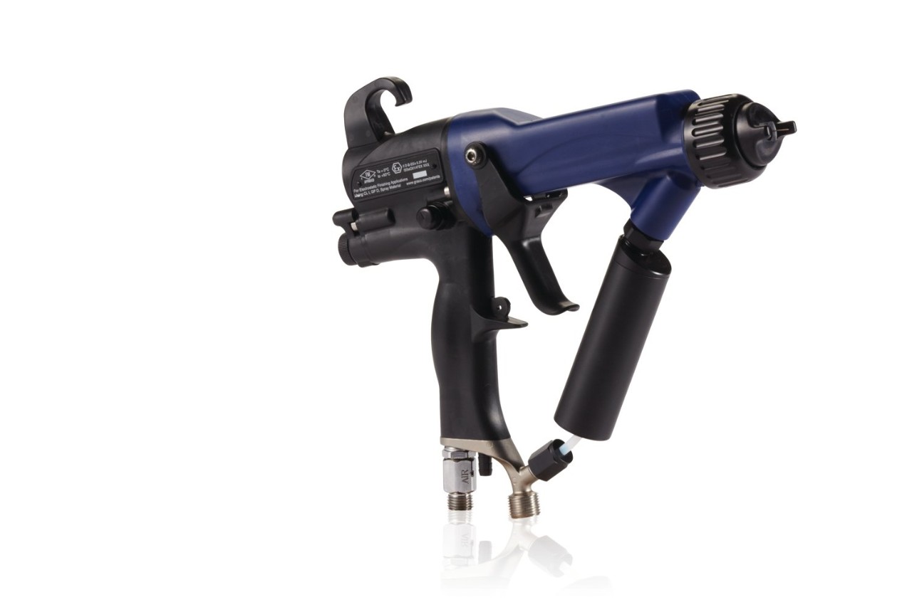 L60T11 SOLID RICK LOW PRESSURE MANUAL AIR NEW XP DARK BLUE LIQUID PAINT FLUID ELECTROSTATIC SPRAY GUNS