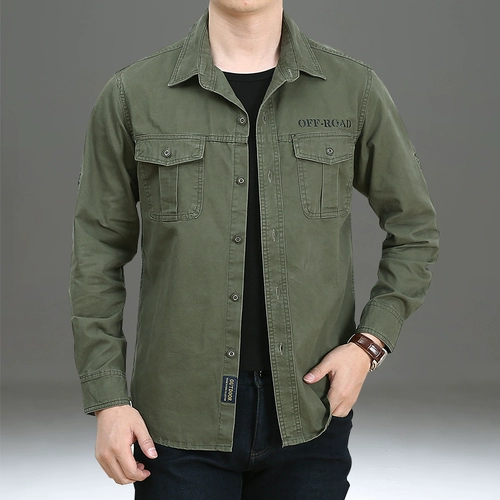 Демисезонная хлопковая осенняя рубашка для отдыха, оверсайз