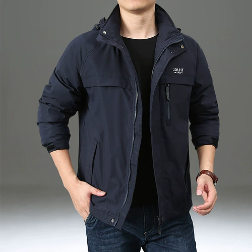 Демисезонная утепленная дорожная ветрозащитная удерживающая тепло куртка, мужской пуховик для отдыха, оверсайз