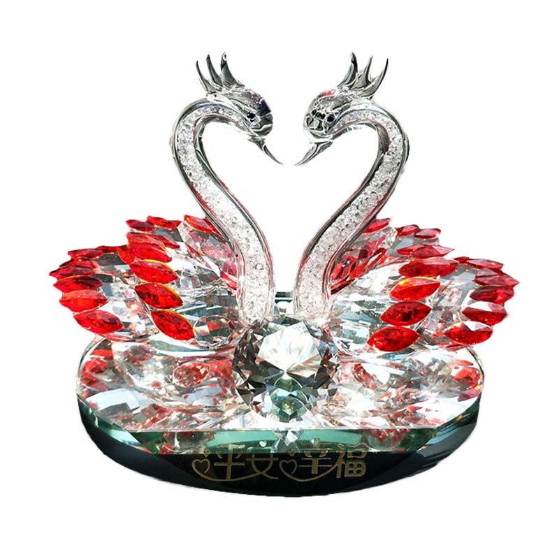 Car Pendulum crystal Swan Car Pendulum home Accessories Craft Gifts Swing Accessories Creative Birthday Gifts Send Friends Bestie